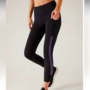 Athleta ultimate stash colorblock 7/8 tight size S